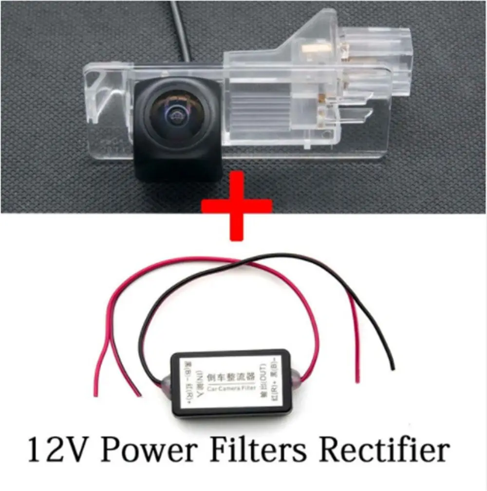 camera with filter 1080P рыбий глаз MCCD Starlight автомобильная парковочная камера заднего вида для Renault Fluence 2013 Автомобильная камера заднего вида - Название цвета: camera with filter