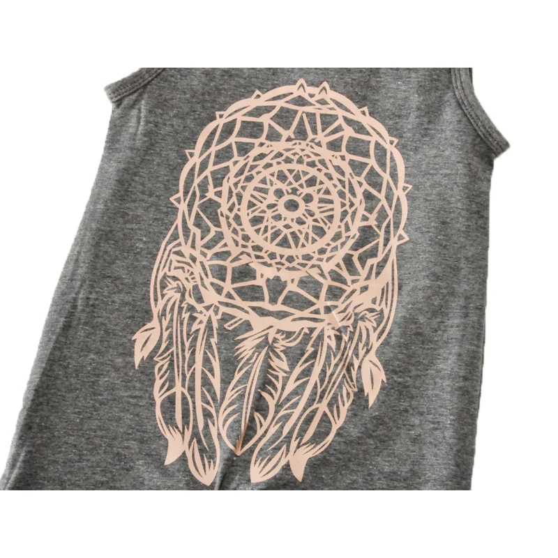 Летний стиль детская одежда для девочек комбинезон 2017 модная с рисунком граффити