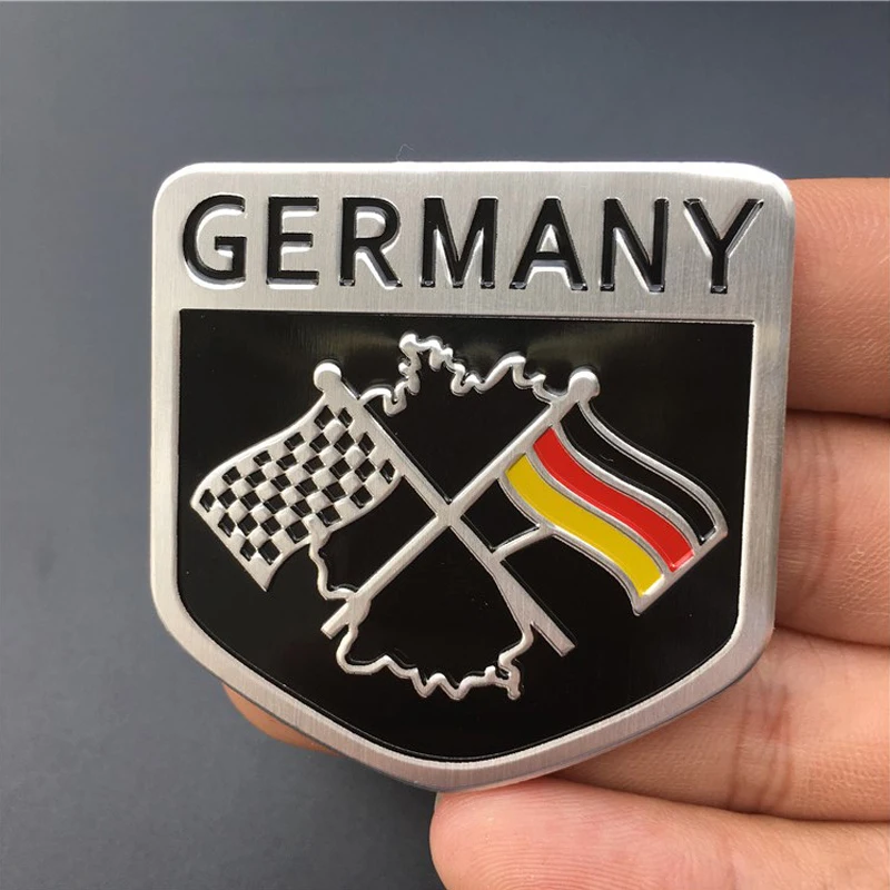3D Car Stickers and Decals German Flag Color Emblem for Refitting National Logo Decal Vinyl Auto Accessories | Автомобили и