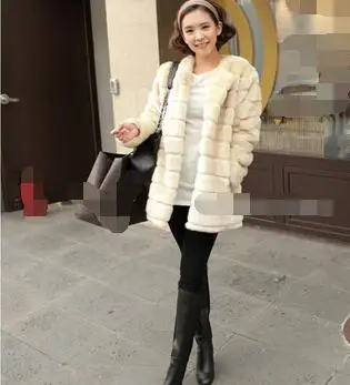 Женское зимнее пальто из искусственного меха s, пальто из искусственного меха, пальто из кроличьего меха, женсткая куртка, плюс размер, норковая верхняя одежда RW88