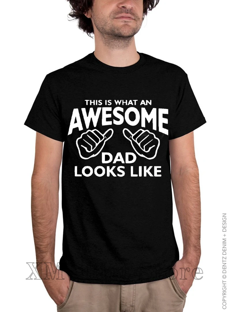 Удивительный папа Футболка мужская футболка для детей младшего возраста