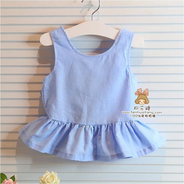 2016 комплект летней детской одежды для маленьких девочек и мальчиков хлопковый