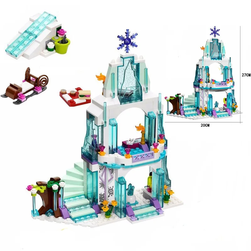 316 шт. маленькие строительные блоки игрушки совместимые с LegoINGlys Friends принцесса