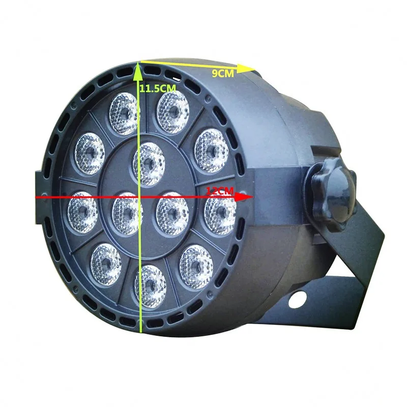 Без Каблука 12 LED PAR свет этапа RGB 1 Вт дискотека огни лазерный dmx Luz DJ эффект