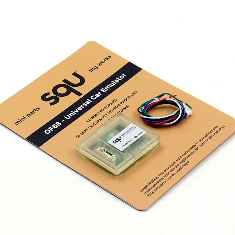 20 шт./лот оптовая продажа миниатюрные детали OBDII SQU OF68 эмулятор автомобильного
