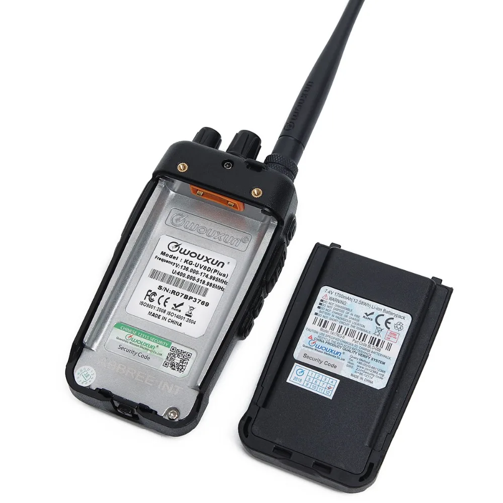 Wouxun KG-UV8D Plus Двухдиапазонная рация двухдиапазонный ретранслятор 999 каналов Многофункциональный DTMF VHF UHF двухдиапазонный двухстороннее радио