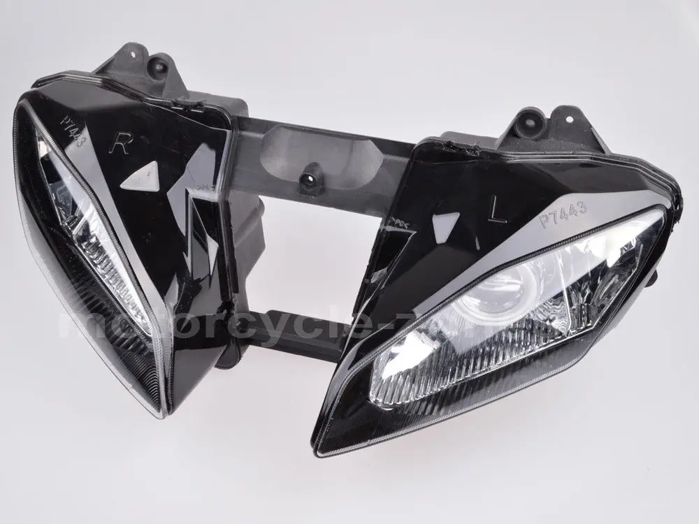 Мотоциклетная фара проектора HID Синий демонический глаз с белым ангельским
