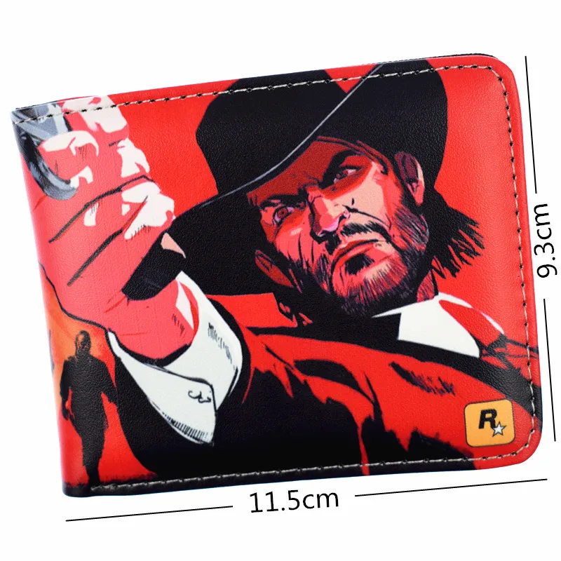 Игра Red Dead Redemption 2 Кошелек Для мужчин, короткий кошелек с отделением для монет