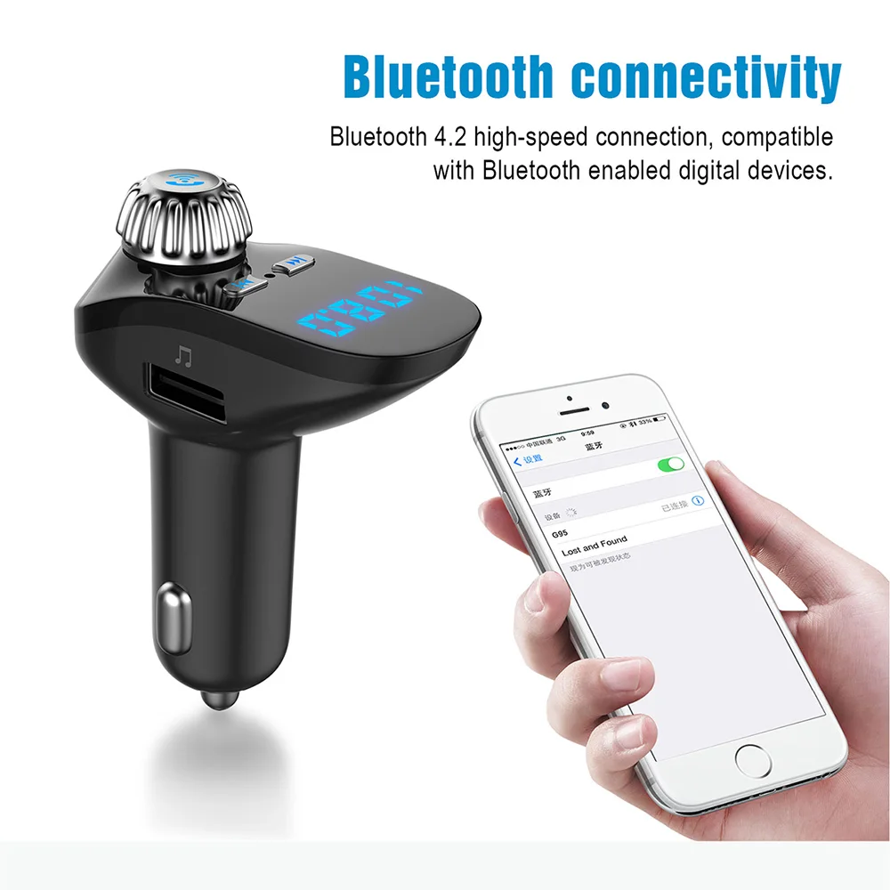 Fm передатчик Bluetooth автомобильное зарядное устройство Универсальный
