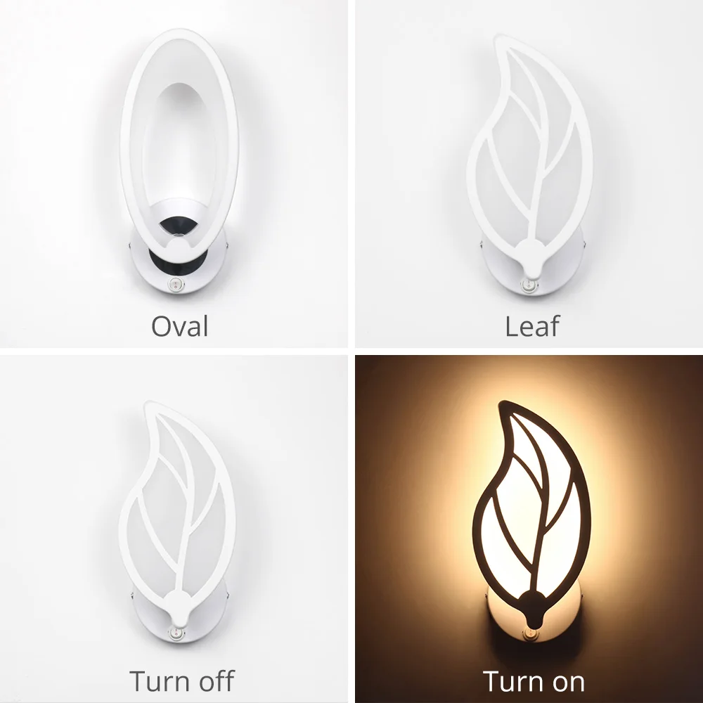 White Modern Wall Lamp 7W 85-265V AC Bedside Bedroom Stair Indoor Lighting LED Sconce Reading light Hotel Decorative | Лампы и