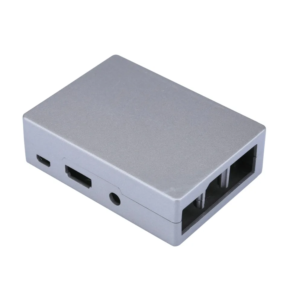 Raspberry Pi 3 Model B + алюминиевый черный серебристый чехол RPI 3B Plus металлический корпус