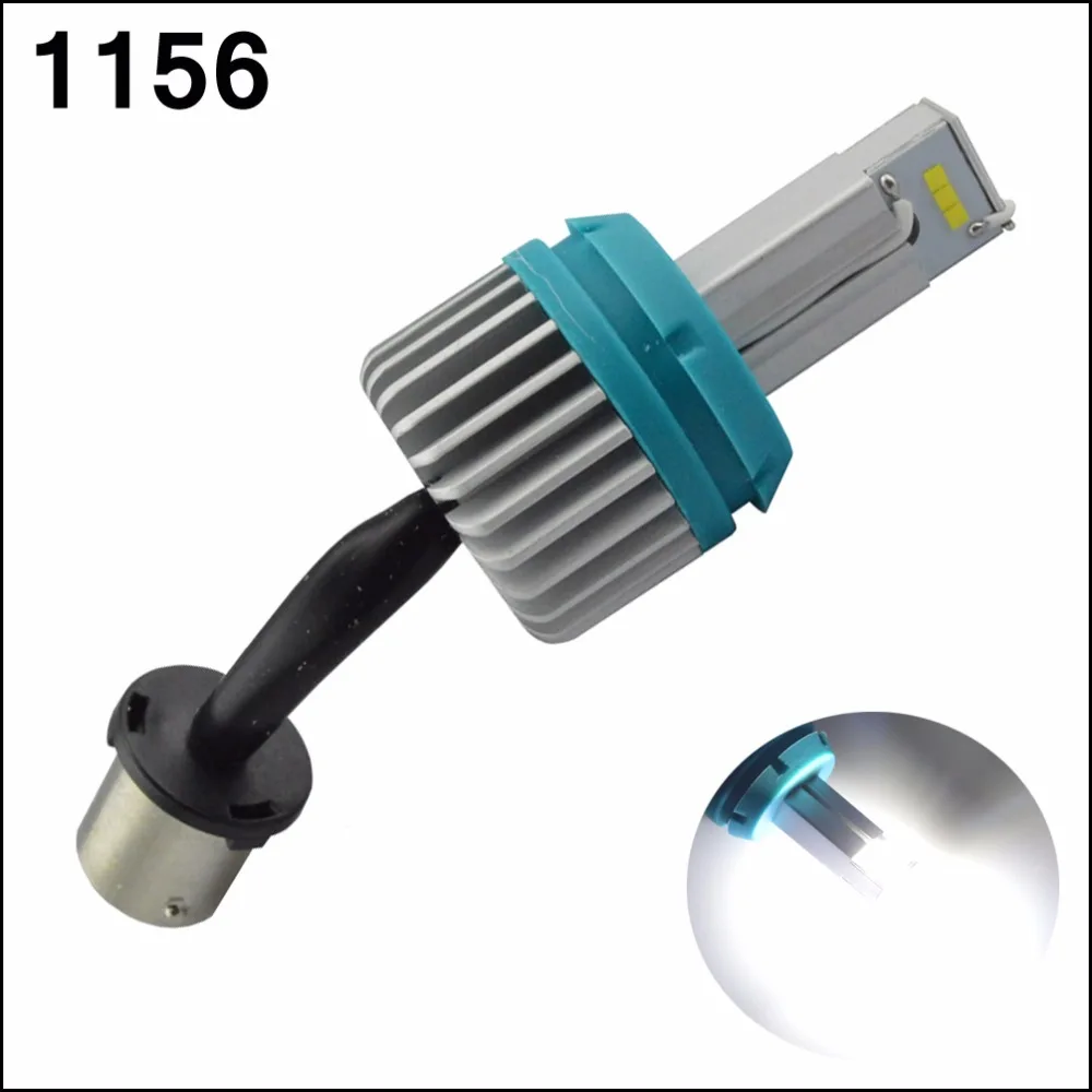 1 комплект, дизайн, T15 W16W 1156 BA15S 1157 BAY15D T20 7443 светодиодный лампы парковки обратный поворот тормозной фонарь светильник со светодиодными кристаллами 20 Вт 1200lm с can-bus
