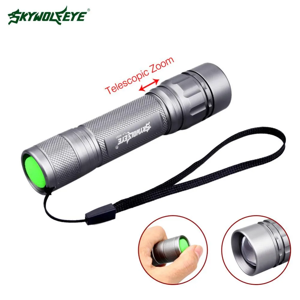 Q5 светодиодный фонарик 2000 лм водонепроницаемый 3 режима масштабируемый для езды