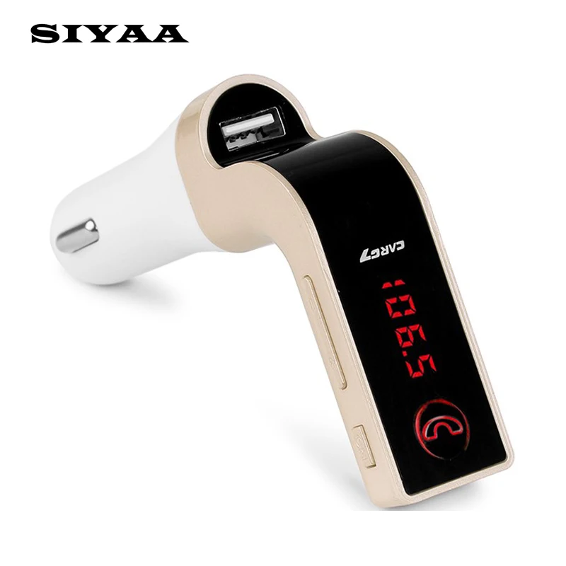SIYAA 4 в 1 Беспроводной Hands Free Bluetooth fm-передатчик модулятор Автомобильный комплект MP3