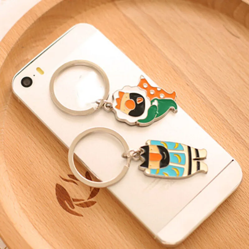 2 шт. новинка бесплатная доставка модное металлическое кольцо для ключей с