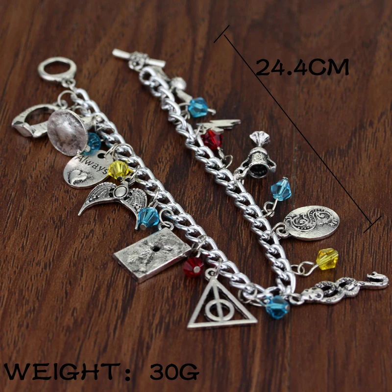 Модные браслеты Horcrux с камнями Дары смерти темная метка Сортировочная шляпа