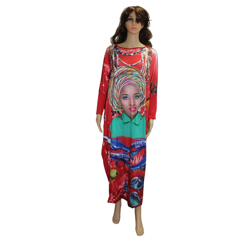 Новинка 2017 повседневные платья с принтом длинным рукавом рисунком красивым