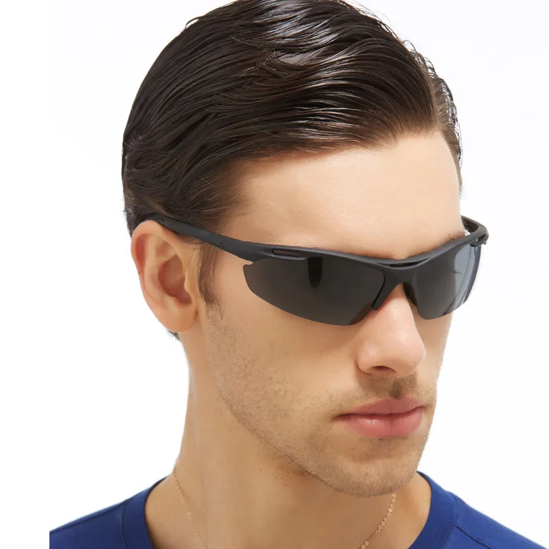 Поляризованные солнцезащитные очки для мужчин вождения UV400 легкие спортивные