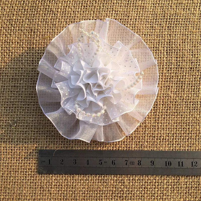 2 шт. новые модные заколки для волос девочек Женский Детский большой белый бант с