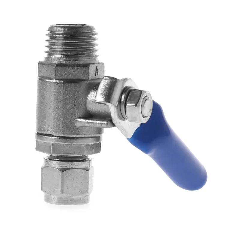 Water Purifier Reverse Osmosis Tee Inlet Ball Valve Set 1/2" BSP To 1/4" Tube |