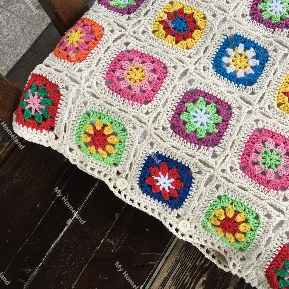 Чехол для подушки ручной работы из 100% хлопка 40 см разноцветный чехол в