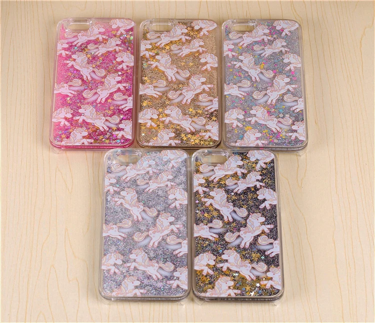 Crystal Clear Case Dynamic Liquid Santa Claus Christmas Glitter Bling Sand Quicksand Star For iPhone7 7plus 5 6s 6 6plus DHL |