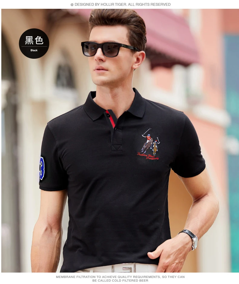 Летняя модная мужская рубашка поло с коротким рукавом бренд поло homme camisa размера плюс деловая повседневная мужская одежда hommes Топы И Футболки