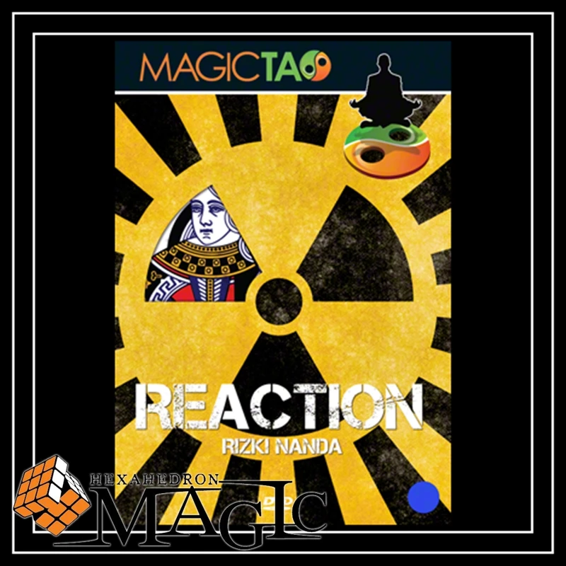 

Реакция и мерцание от Rizki Nanda и Magic Tao/магии крупным планом карты трюк/оптовая продажа