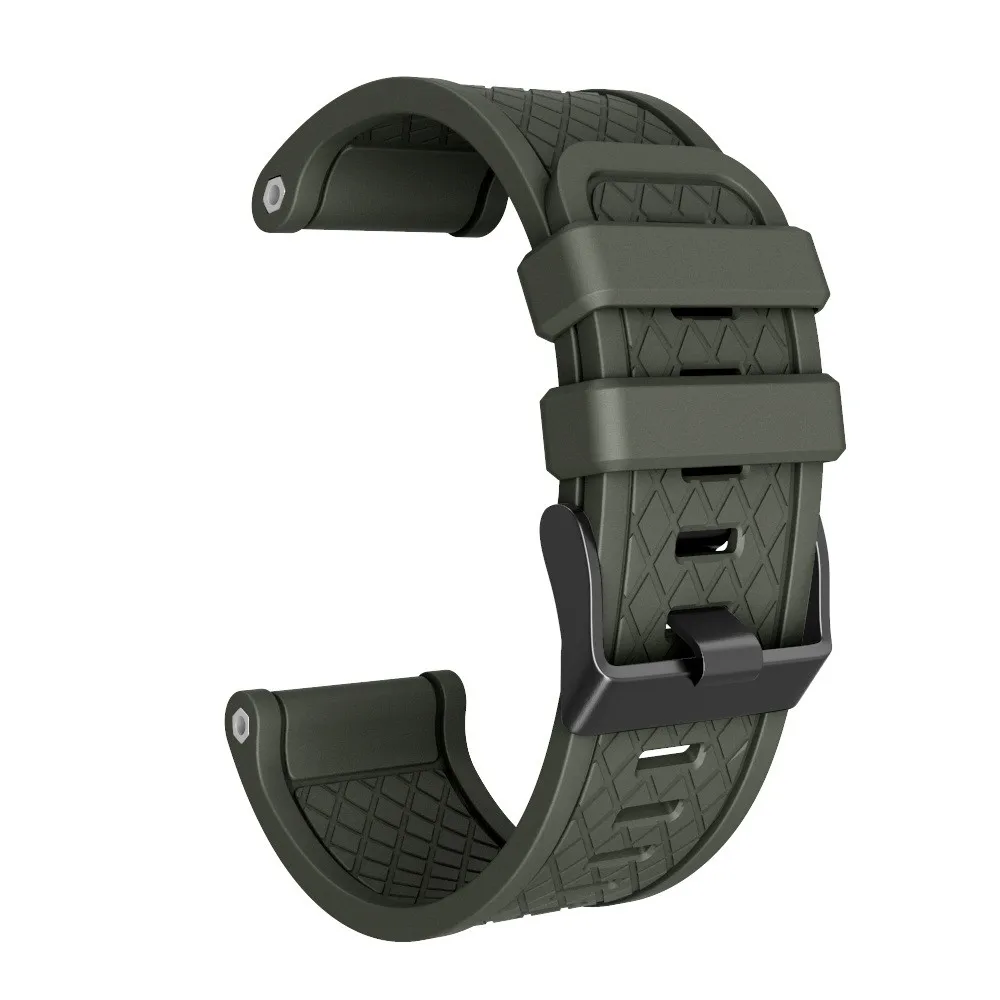 Ремешок силиконовый для наручных часов Garmin Fenix/Fenix 2 26 мм|Смарт-аксессуары| |