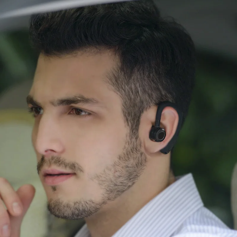 Бизнес беспроводные Bluetooth наушники громкой связи с шумоподавлением Спортивная bluetooth-гарнитура с микрофоном для Meizu для Xiaomi iPhone