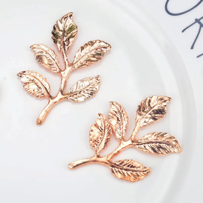 10Pcs Fashion Pearl Flower Leaf Crystal Rhinestone Button Diy Wedding Hair Scrapbooking Metal Accessories Alloy Beads Decoration | Дом и сад