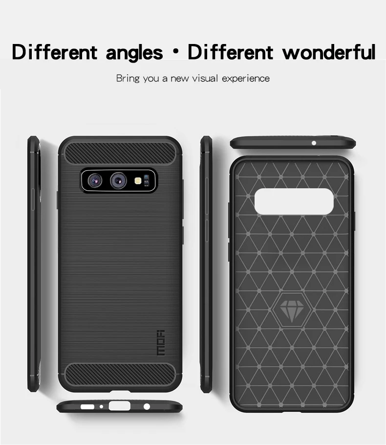MOFi Case for Samsung Galaxy S10 Cover Soft Silicone TPU Back Plus funda S10e |
