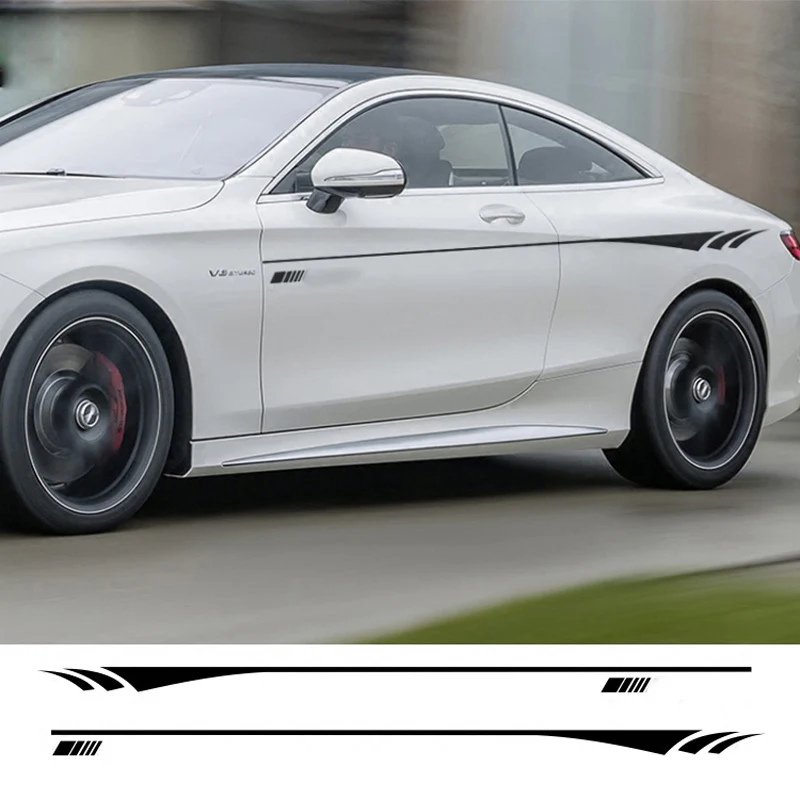 Наклейка для кузова Mercedes Benz AMG W204 W211 W210 C63 C180 E200 CLA GLK GLE GLA A180 A B C E Class A45 логотип Amg 2 шт.