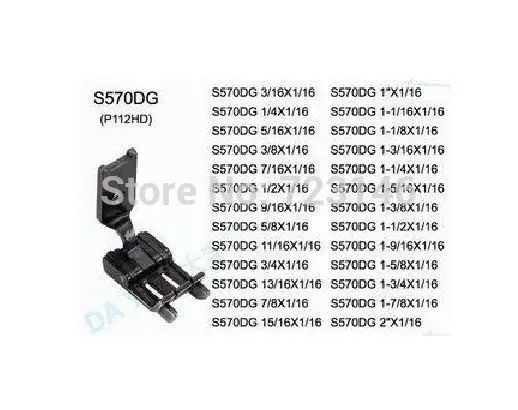 S570DG прижимной лапки швейная машина части Аксессуары для двойной иглы 842 1162 845 3168