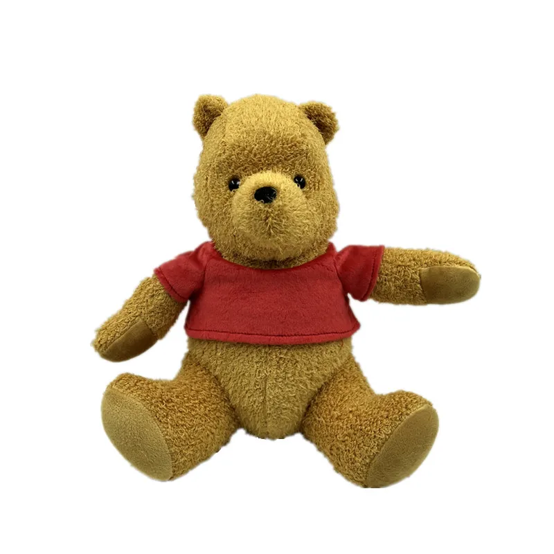 30cm bear Классический ретро Кристофер Робин плюшевые игрушки 25 см тигра 30 см медведь плюшевые мягкие с наполнением игрушки животных кукла - Цвет: 30cm bear