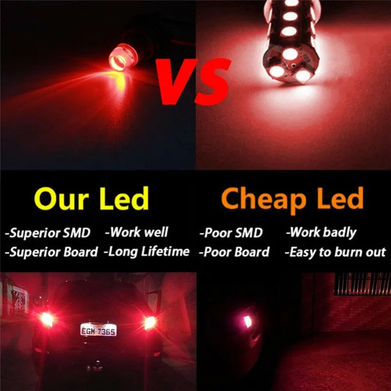 2 шт. Helpflash стробоскопический режим поворота светильник мигающий светодиодный