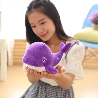 Мягкая игрушка около 40 см Фиолетовый Кит подарок на день рождения b0899|birthday gift|stuffed