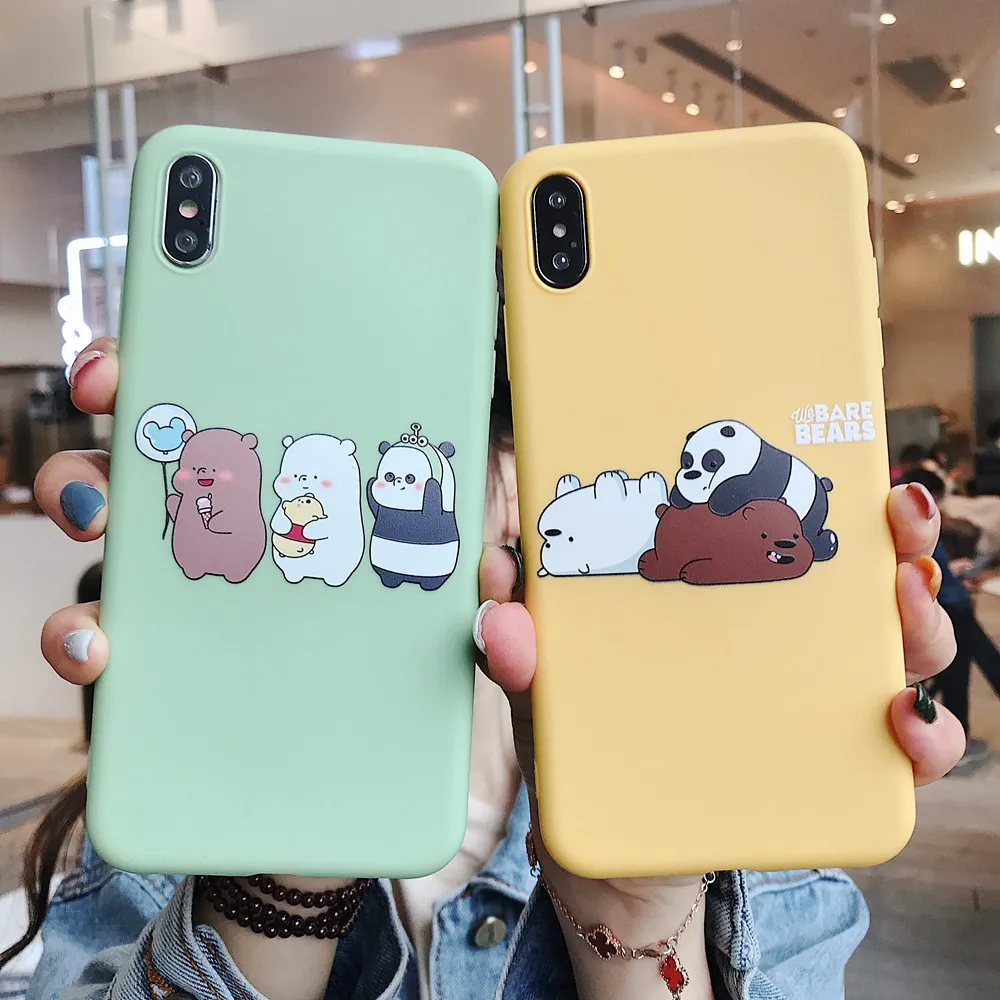 Матовый чехол из мягкого ТПУ чехлы для телефонов iPhone 8 Plus 7 X XS XR Xs Чехол аниме 6 6s