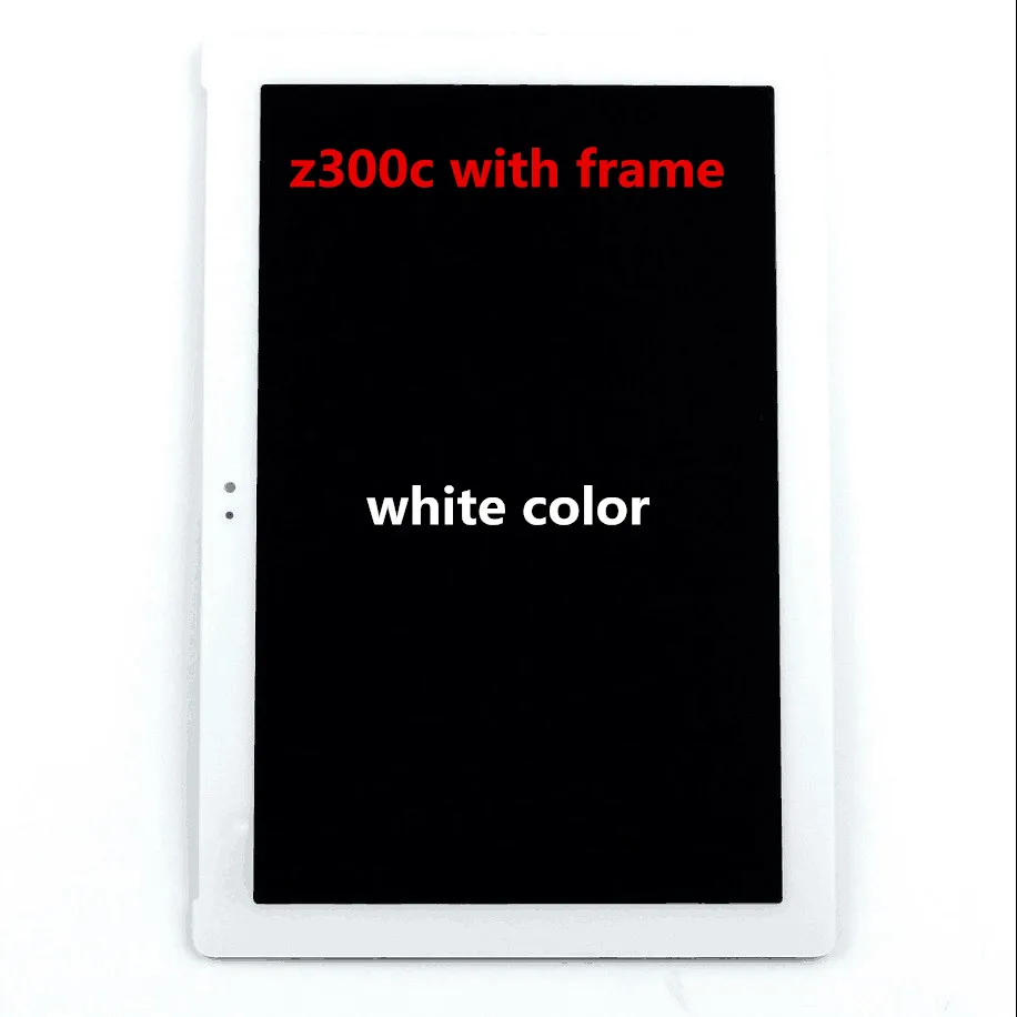 Z300C white with fra AAA Z300M P00C Z300C Z301MFL ML P00L Z300CNL P01T ЖК-дисплей для Asus Zenpad 10 ЖК-дисплей сенсорный экран в сборе с рамкой дигитайзер - Цвет: Z300C white with fra