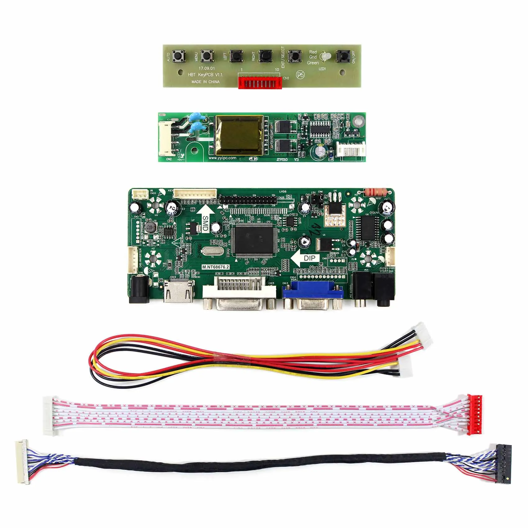 Аудио ЖК плата HD MI DVI VGA работает для 14 9 дюймов 1280x390 LTA149B780F|Запасные части| |