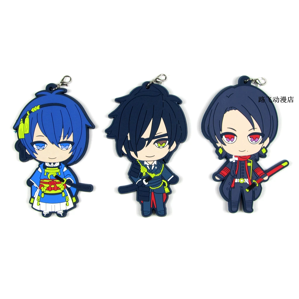 Touken Ranbu онлайн Kashuu Mikazuki Munechika фигурку аниме модель резиновый брелок кулон подарок