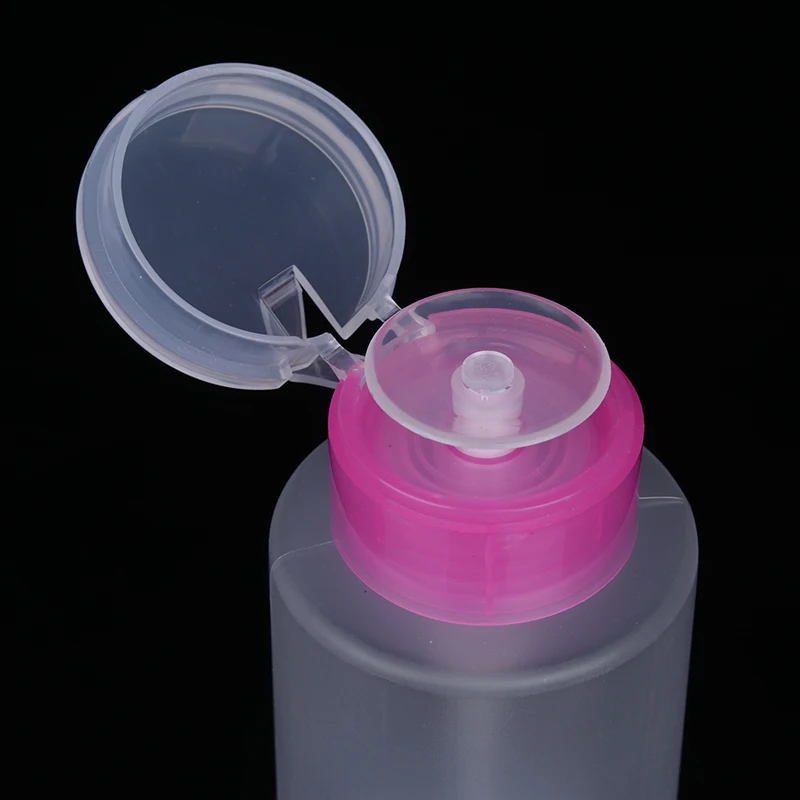 Прозрачный пустой флакон для ногтей 150 мл диспенсер насоса очищающее средство