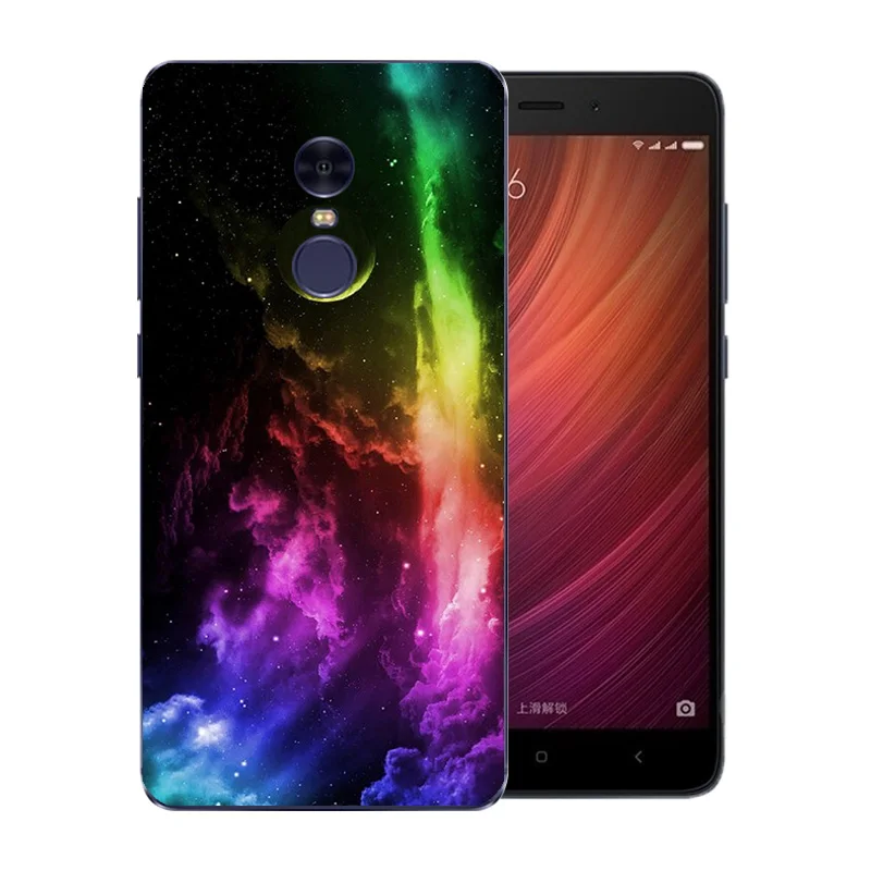 Чехол для Xiaomi Redmi Note 4 CN версия гримаса шаблон ТПУ мягкие чехлы телефонов силикон