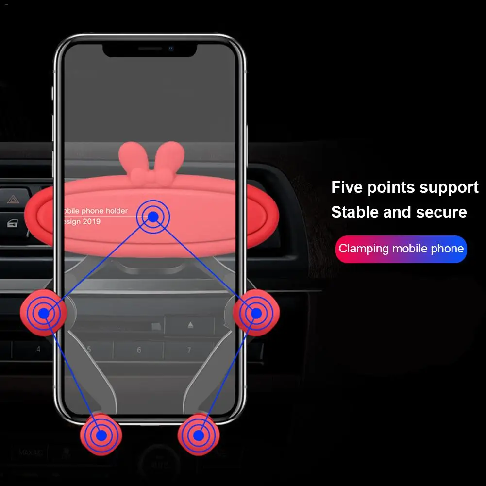 Универсальный автомобильный держатель для телефона с поворотом на 360 градусов