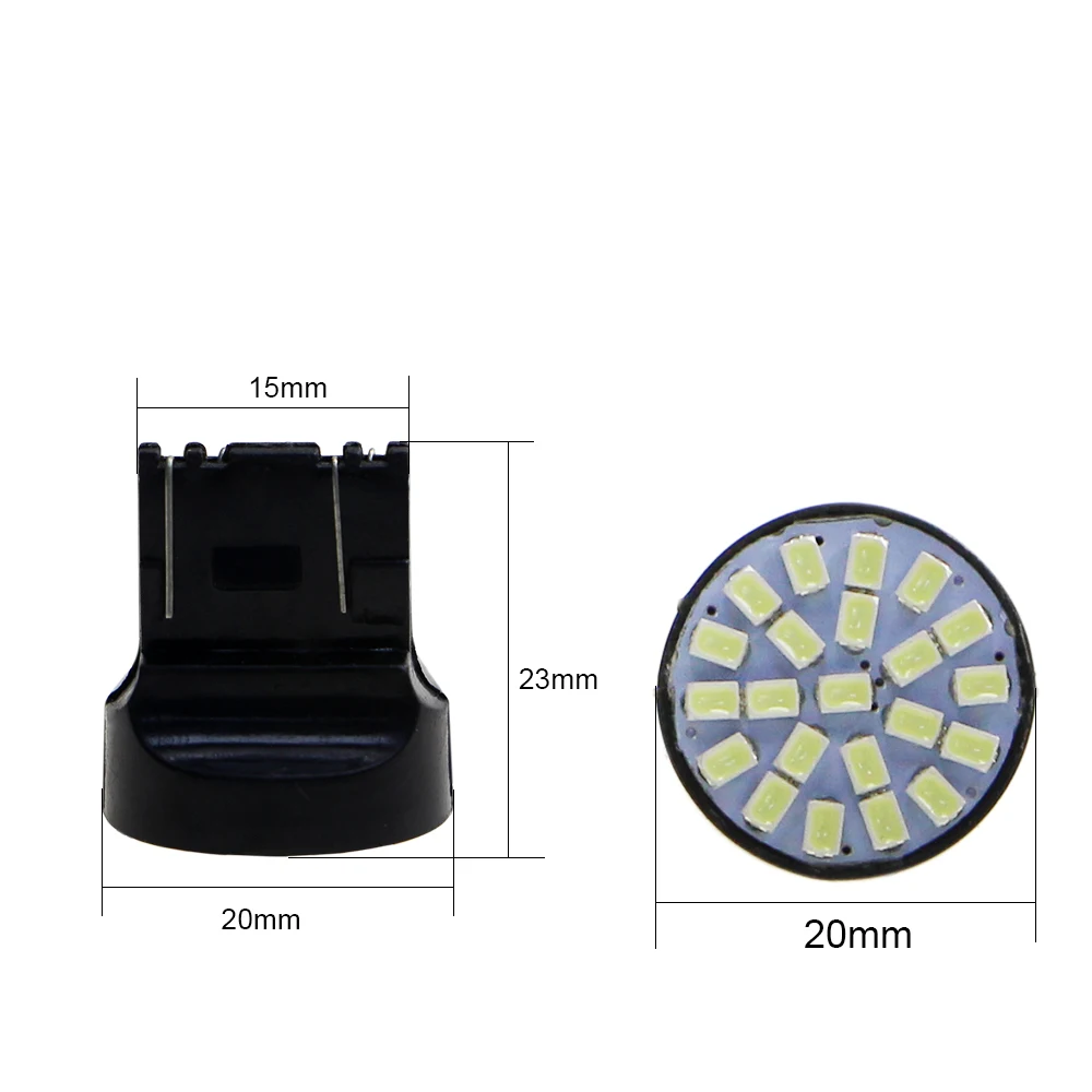 Светодиодный стоп сигнал KEIN для автомобиля 10 шт. 7443 T20 W21/5 Вт 3020 22SMD 12 В Mazda 3 MS3