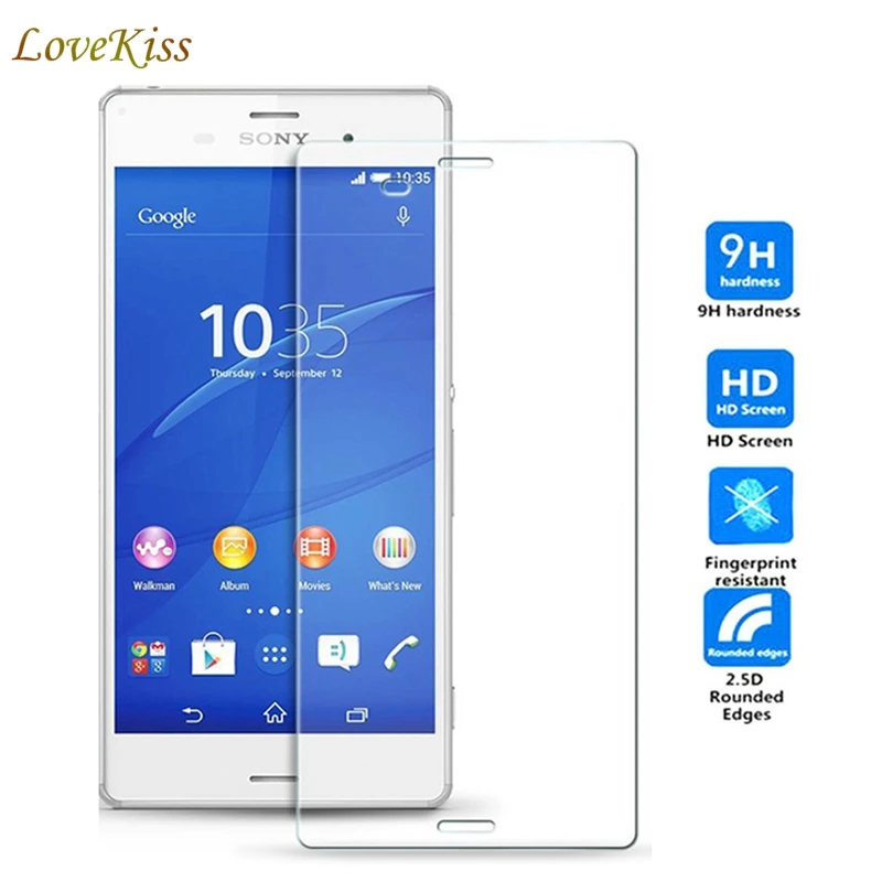D2033 закаленное стекло для Sony Xperia Z1 Z2 Z3 Z4 Z5 Compact Premium E3 D2203 E4 E4G E5 Защитная пленка