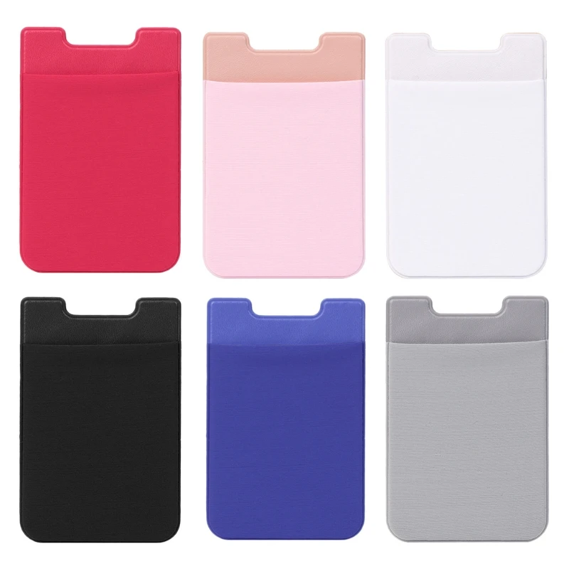 

Adhesive Sticker Mobile Phone Back Cards Wallet Credit ID Card Holder Pocket