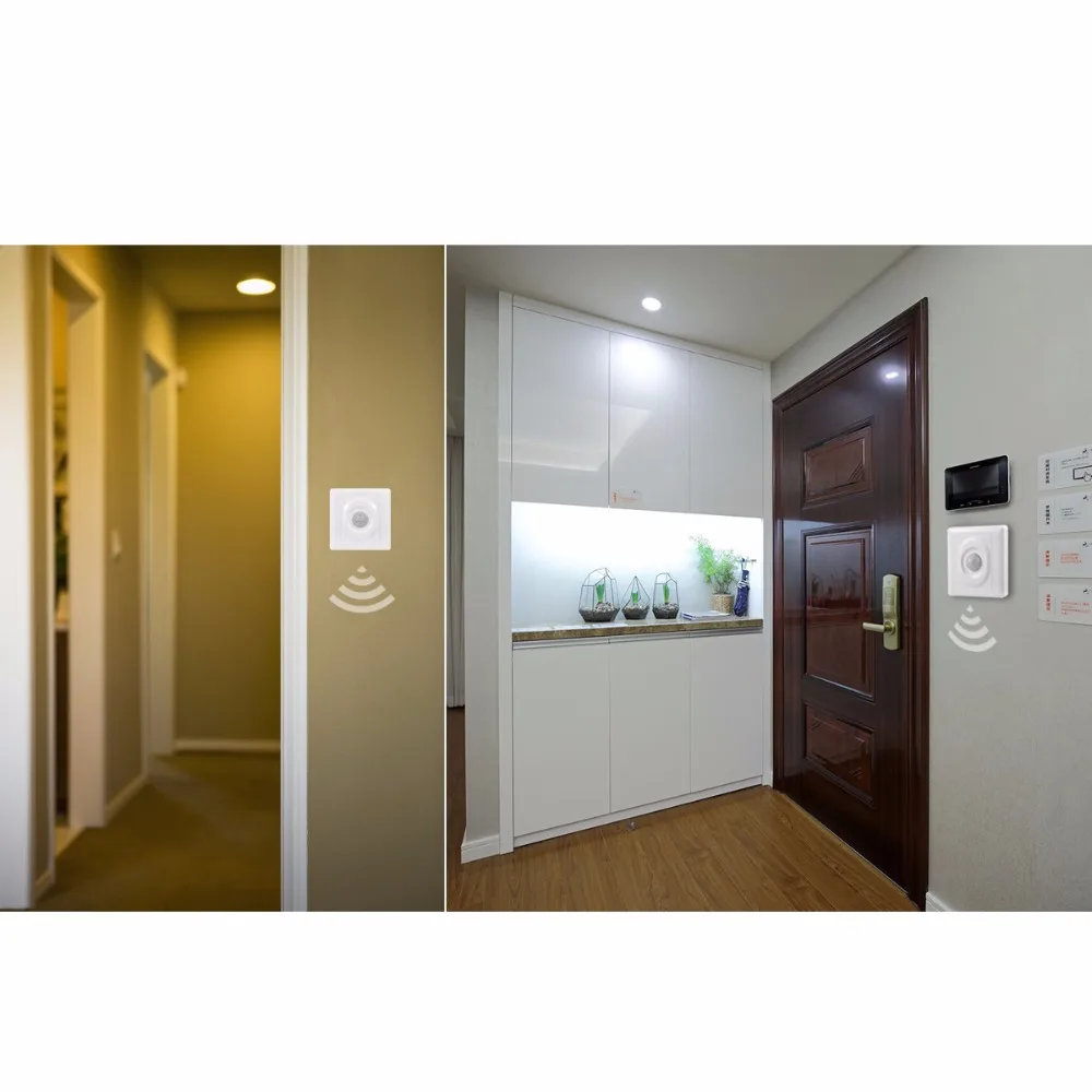 Беспроводной светильник с датчиком движения 110 В 220 встраиваемый настенный