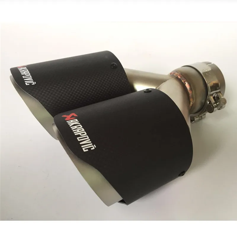 ID: 2 48 OD: 3 54 дюймов Автомобильный глушитель Akrapovic для BMW Audi Volkswagen Benz Nissan Toyota|id|id 48id car |