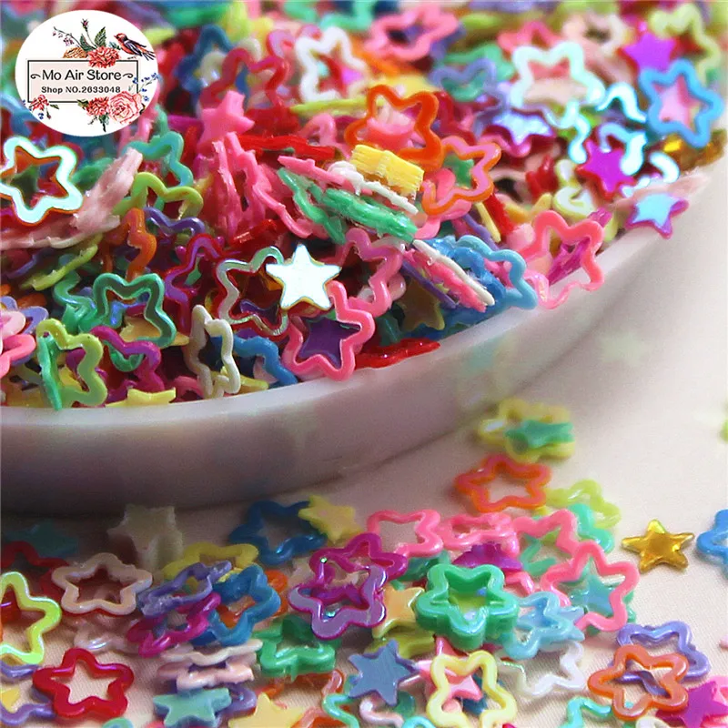 10000 шт./лот 4 мм блестящая Милая Мини звезда прекрасная Лазерная пайетка ажурное